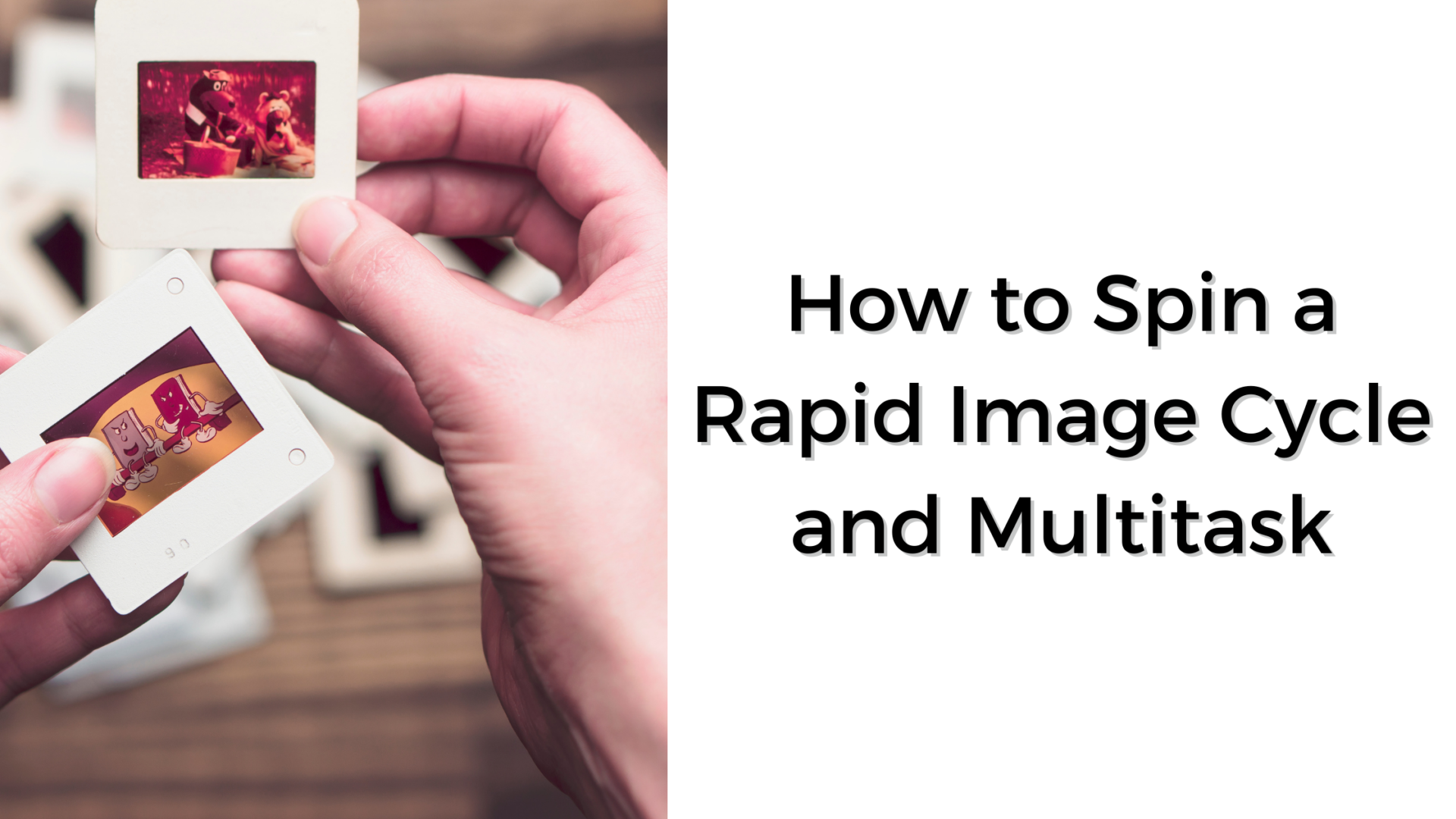 Spacing Out While Doing Rapid Image Cycling
